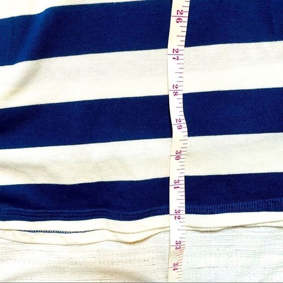 Tommy Hilfiger Long Sleeve Striped Shirt Dress | M - Picture 9 of 10